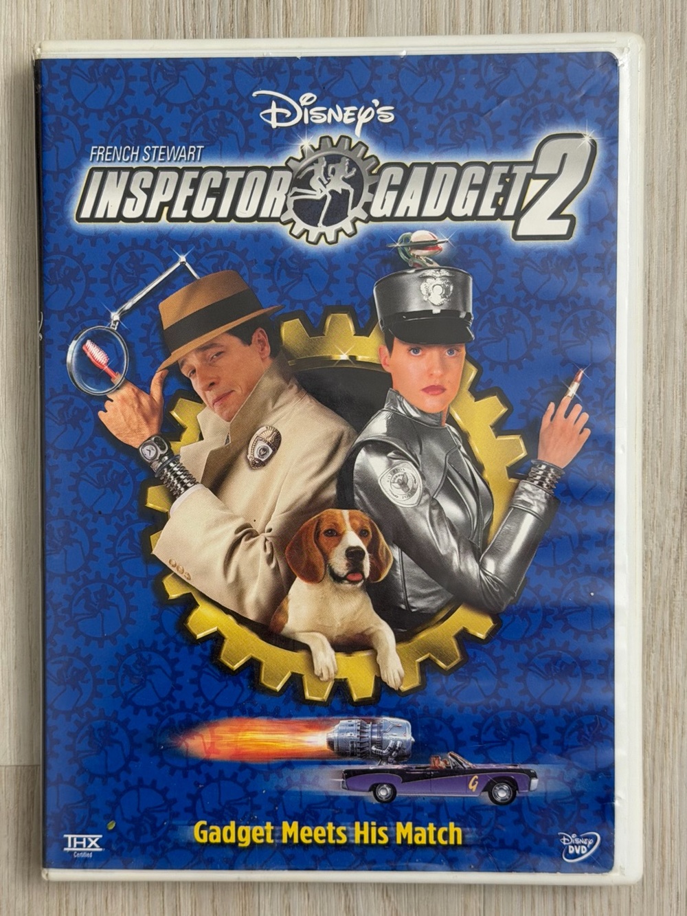 Inspector Gadget 2 DVD Disney Children’s Family Movie Rated G 2003 with Case